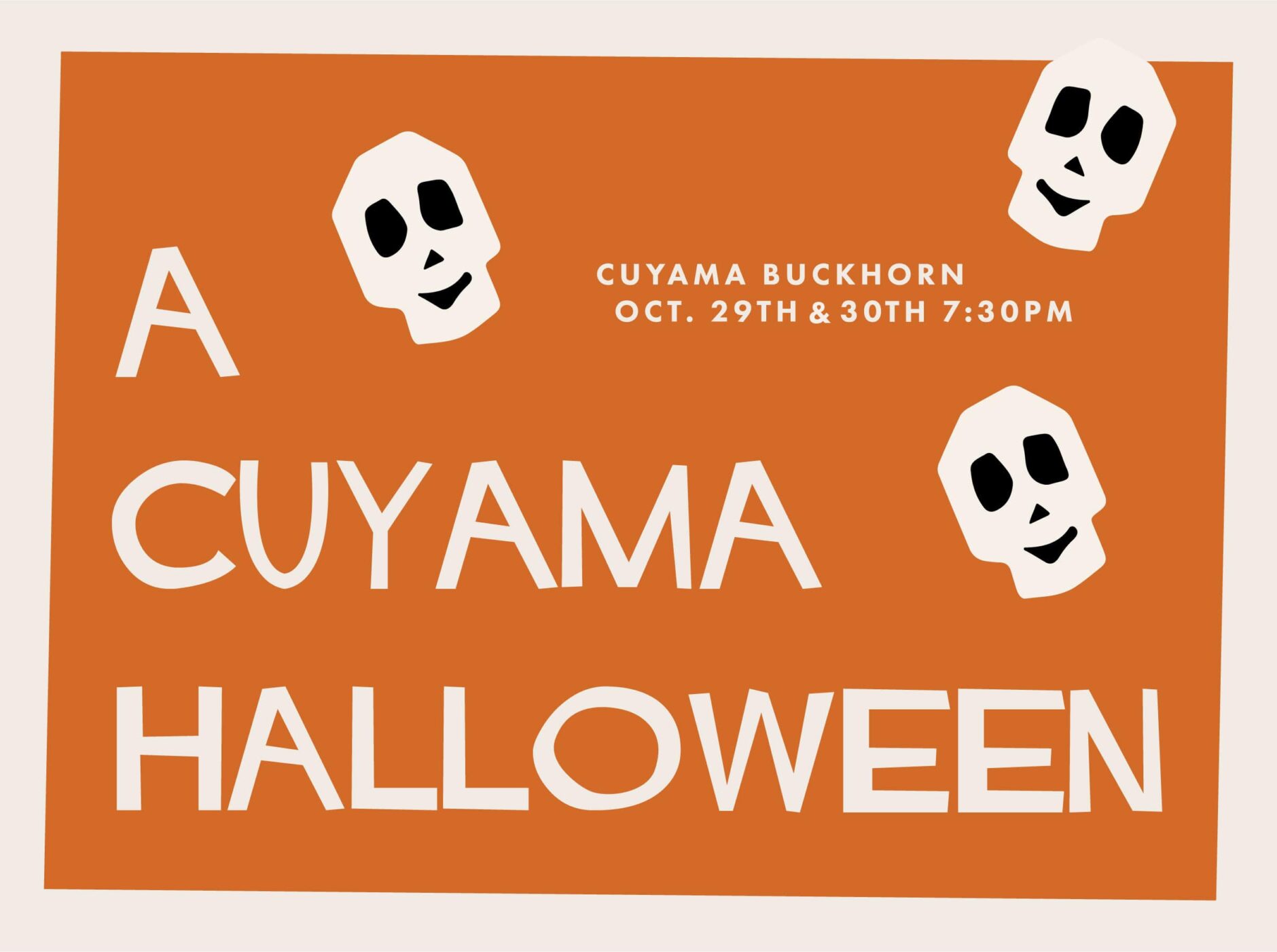 Halloween, Cuyama Buckhorn