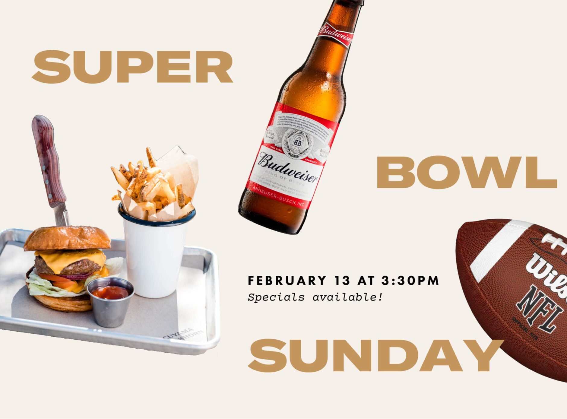 Super Bowl Sunday at CB Cuyama Buckhorn Comfortable Elegance in New